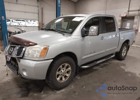 2007 Nissan Titan Le z USA, uszkodzony, nr VIN 1N6AA07B67N220391